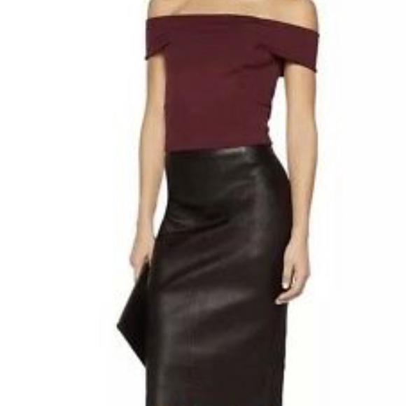 Walter Baker Tops - WALTER BAKER Eve top in Burgundy size large